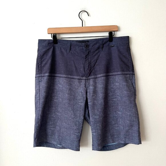 Travis Mathew Proceed With Caution Hybrid Golf Chino Shorts Blue Men's Size 36 - Picture 1 of 8